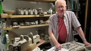Model Maker Toni Zientek Exhibits Ceramic Transport Art at Macclesfield Art Fair for Hospice