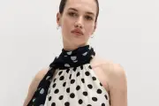 MS Polka Dot Scarf Detail Top: Summer Fashion Must-Have