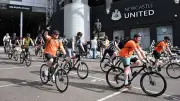 Newcastle cyclists set off on 160-mile ride for £30m cancer centre