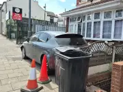Police investigate deliberate car collision damages house in Bordesley Green