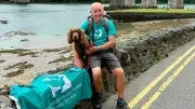 Retired Man and Dog Raise £14,500 Walking Welsh Coast for Hospice