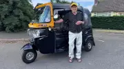 Rutland man drives Tuk Tuk 120 miles for hospice that cared for his late wife