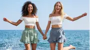 Shoppers Love PrinStory Ruffle Shorts for Skirt Look with Shorts Comfort
