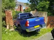 Stolen Truck Driver Crashes After Police Stinger Deployment