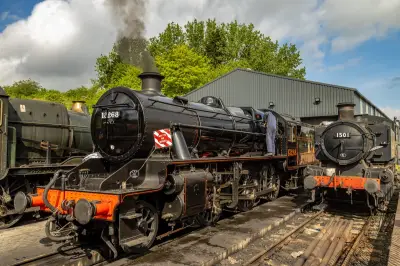 1930s Steam Train Returns to Main Line Service After Restoration