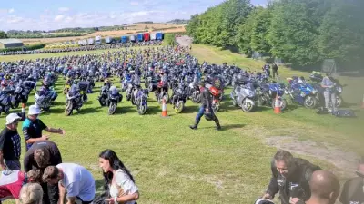 Bikers' Cloakroom at Thruxton Superbikes Raises Funds for SSAFA