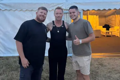Birmingham Brothers Meet Ronan Keating at Food Festival