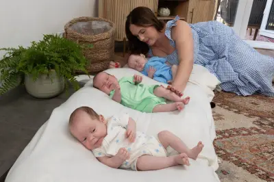 Black Country Mum Gives Birth to Rare Mixed Triplets