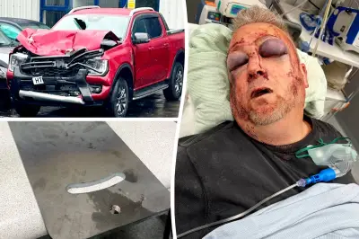 Dad left with brain damage after steel plate flew off lorry on M6