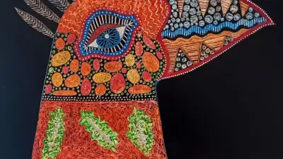 Devon artist Sarah Ringrose showcases vibrant linoprints at Brownston Gallery