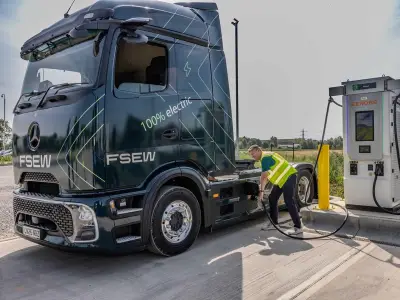 FSEW launches Wales' first electric HGV charging hub in Cardiff