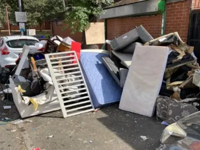 Handsworth dad calls for CCTV after 'worst fly-tipping' at junction