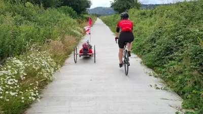 Hartpury cyclists raise £15,000 for disabled athletes in 180-mile charity ride