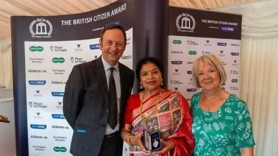 Hospice volunteer Rekha Senapati receives British Citizen Award