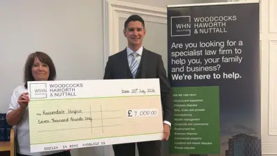 Law Firm Raises £7,000 for Hospice, Nears £100,000 Total