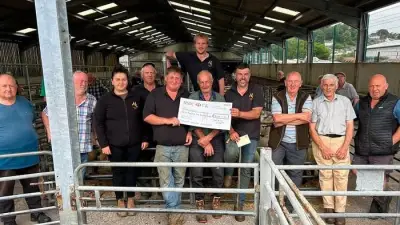 Llandeilo Mart Raises £12,600 for Glangwili Chemotherapy Unit