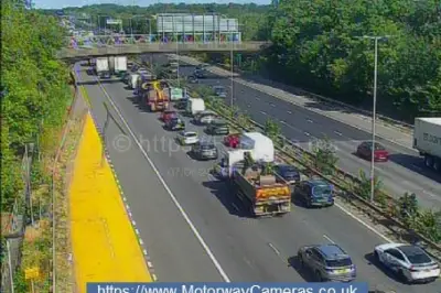 Lorry Fire Causes Major Disruption on West Midlands Motorway