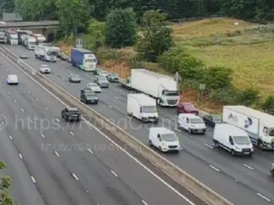 M6 J15 closed after serious crash involving three lorries and car