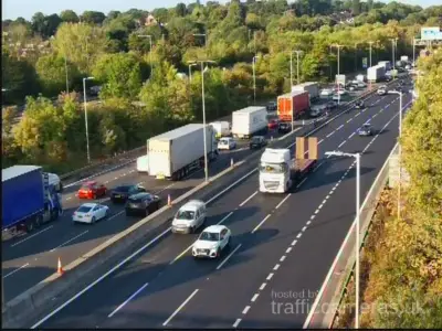M6 lane closures after multi-vehicle collision near Birmingham
