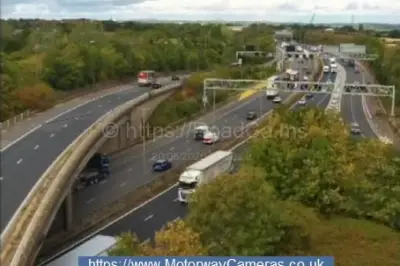 M6 Motorway in Birmingham Closed After Multi-Vehicle Crash Causes Major Disruption
