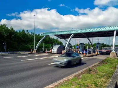 M6 Toll van driver caught reversing up slip road in Cannock