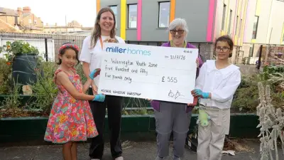 Miller Homes Donates £555 to Warrington Youth Zone Gardening Project