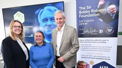 Newcastle Building Society donates £50,000 to Sir Bobby Robson cancer institute