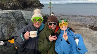 Pembrokeshire Woman Raises £2,000 with 12 Winter Sea Dips for Wales Air Ambulance