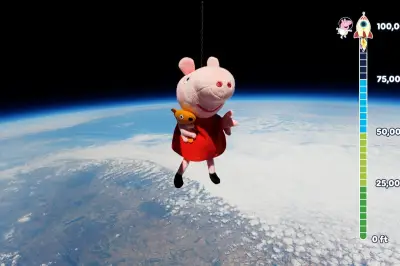 Peppa Pig Space Mission Soars Above the Midlands