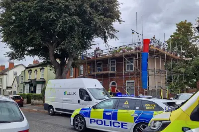 Police attend disturbance on residential Birmingham street