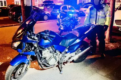 Rider arrested after cloned bike stopped and knife found