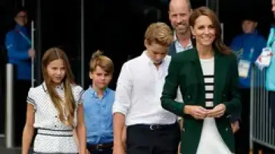 Royal children share sporting skills at Commonwealth Games