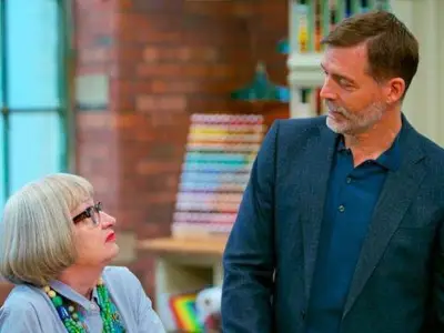 Sewing Bee Hosts Patrick Grant and Esme Young's Backstage Secret Revealed