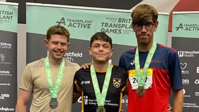 Sheffield student wins gold at British Transplant Games after kidney transplant