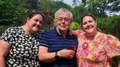 Sisters walk through night in memory of dad for Treetops Hospice