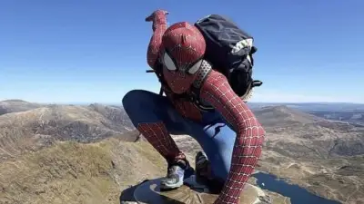 Spider-Man climber Dylan Hughes in Hollywood film promo after £15k fundraising