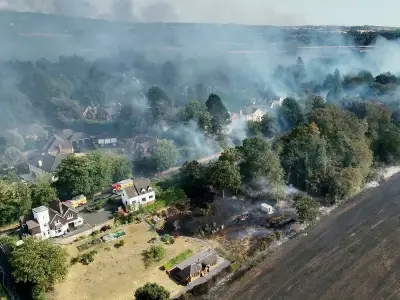Stourbridge fire: Hundreds evacuated as 40-acre blaze rages