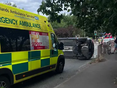 Teenager Hospitalised After Car Overturns in Bilston Crash