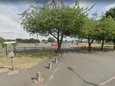 Travellers set up camp at Daisy Farm Park in Maypole