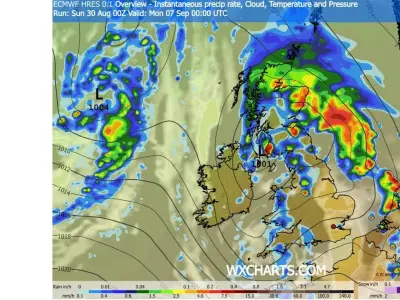 UK weather: 44 counties face heavy rain and flood risk this week