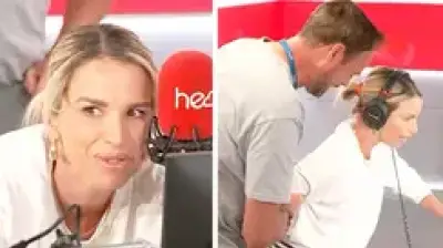 Vogue Williams Pranks Jamie Theakston with Fake Labour on Heart Breakfast