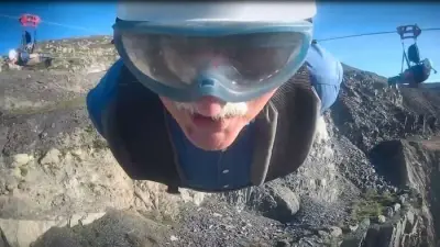 Welsh Choir Sings on 100mph Zip Line in World-First Stunt