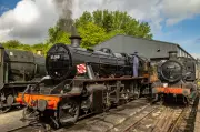 1930s Steam Train Returns to Main Line Service After Restoration