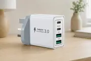 Aioneus 4-Port USB-C Charger: Fast Charging for Multiple Devices