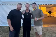 Birmingham Brothers Meet Ronan Keating at Food Festival