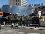 Birmingham city centre cordon outside Grand Central as police probe incident