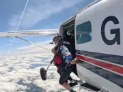 Birmingham teen cancer survivor skydives to raise £3,500 for hospital charity
