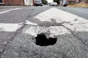 Council Investigates Sinkhole on West Midlands Road