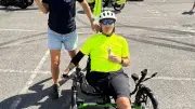 Cyclist raises £1,380 for Derbyshire charity after losing leg