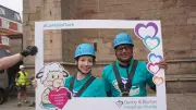 Derby MPs Abseil Cathedral Tower for Hospital Charity Fundraiser